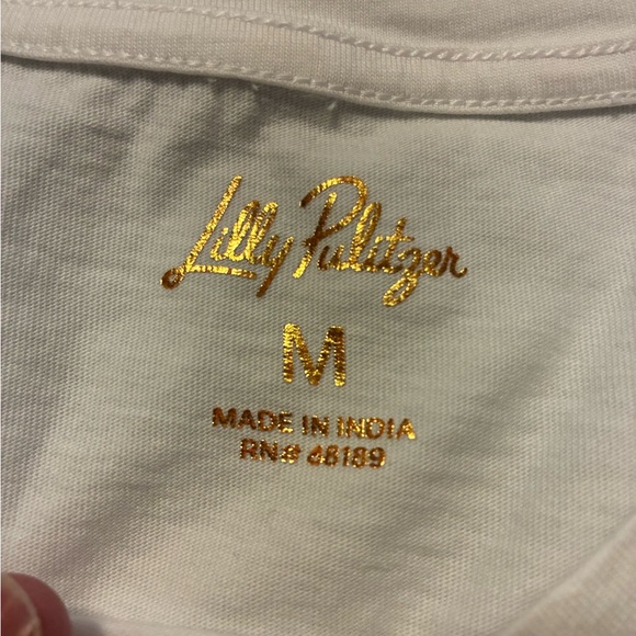 NWOT Lilly Pultizer Ladies Barreto Knit Top Multi PB Ocean Motifs Graphi ( M) - Picture 6 of 7